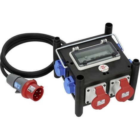 [NEUWERTIG] B-Ware Brennenstuhl CEE Stromverteiler 400V 16A mobiler Verteiler 2x CEE 5-polig (1/2)