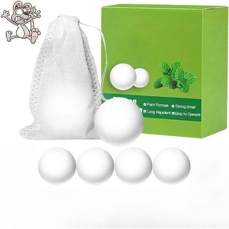 Répulsif anti-souris, lot de 4 sachets, répulsif contre les rongeurs et les taupes, idéal pour le jardin. (1/4)