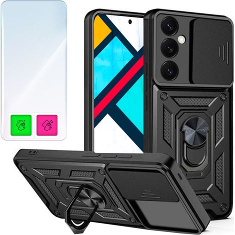 Custodia per Samsung Galaxy S25, cover posteriore rinforzata + vetro (1/5)