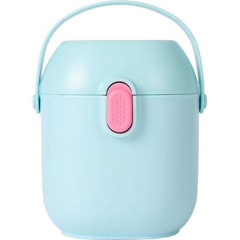 Boîte de Rangement Portative pour Snacks et Fruits, Distributeur de Lait en Poudre Bébé Grande Capacité Voyage Bleu (1/5)