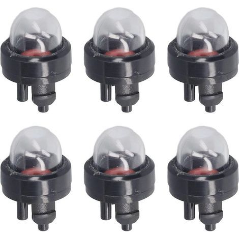 Pompe d'amorçage adaptable pour débroussailleuse Remplace Walbro 188-512 et 188-512-1 Lot de 6 pièces Matériau plastique et caoutchouc (1/5)