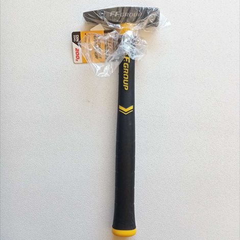 Ff group martello da 200gr per fabbro e meccanico manico fibra di vetro (1/5)