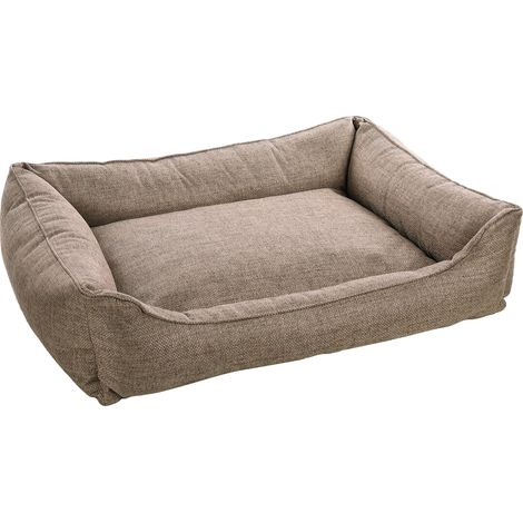 Lit pour Chien Chat - Panier pour Chien Chat - 100x80x25cm - Lavable - Fond Anti-dérapant - Housse Amovible Lieu de Couchage Doux et Confortable (1/2)