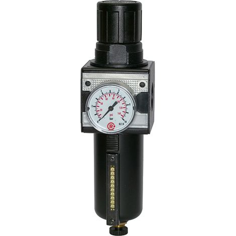 Riegler Filterregler »multifix«, Metallbehälter u. Sichtrohr, BG 1, G 1/4