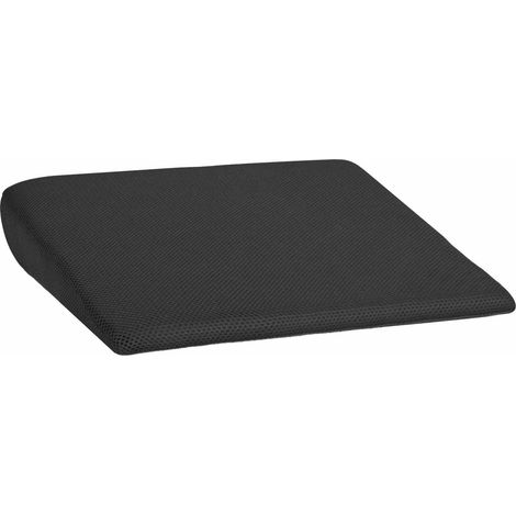 Coussin d’assise Noir 39 x 38 x 8,5 cm Mousse PU