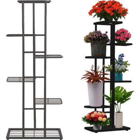 Stehender blumenstander 106 cm metall fur drinnen und drauen