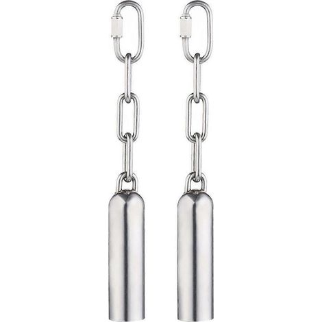 Deux jouets à clochettes en acier inoxydable, compatibles avec les perroquets, les perroquets gris d'Afrique, les aras miniatures, les petits cacatoès, etc., robustes et adaptés à une utilisation en c (1/5)