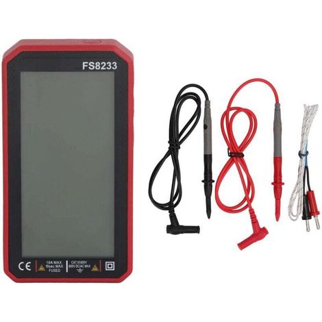[MAI UTILIZZATO]Multimetro digitale portatile: tester di tensione, corrente, resistenza e capacità con ampio display. (1/4)