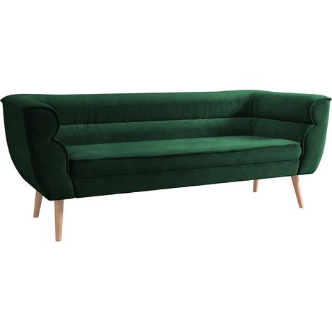 Canapé Glenview 100, Kronos 14, 182x74x75cm, Tissu, Pieds: Bois (1/4)