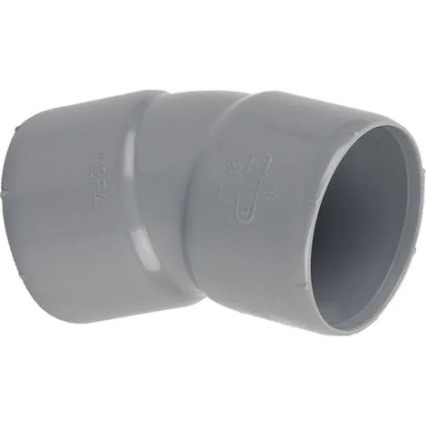 Codo PVC Wavin 3025558 doble hembra 20 grados