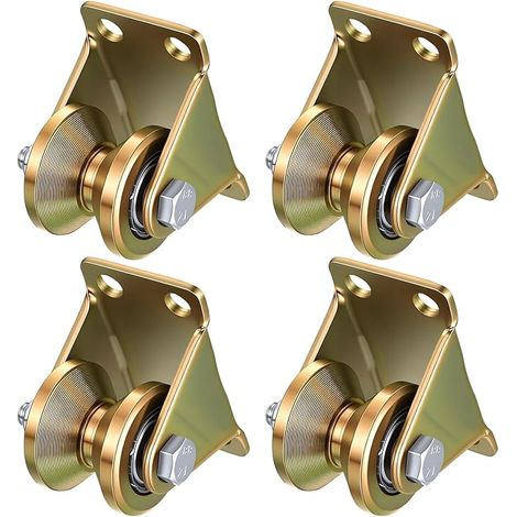 Poulie de Levage pour Cable acier 6 mm, à Gorge en V, pour Treuil avec Roulements à Billes cordes linge, portes roulantes, systèmes palans (1/5)