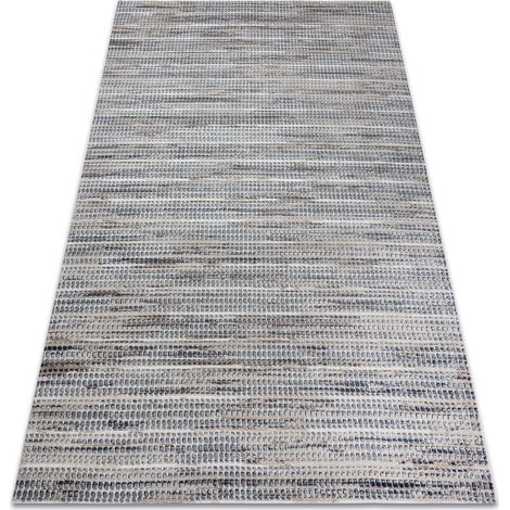 Modern OHIO CF50A Teppich melange - Strukturell zwei Ebenen aus Vlies creme / beige beige 120x170 cm