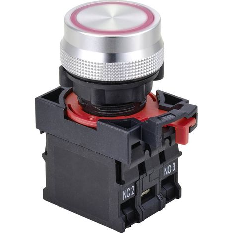 TRU COMPONENTS ONPOW26-11E/R/12V PRESSOSTATO 250 V/AC, 250 V/DC 5 A 1 X ON/(ON) PROMEMORIA ROSSO IP40 1 PZ(I) (1/3)