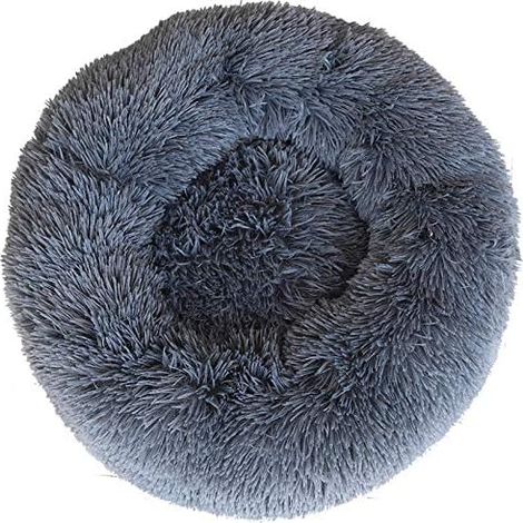 Cat Beds Cat Pet Bed Beds for Cats and Small Dogs Beds Warm Bed with Non-Slip Bottom(38cm) Dark Gray 40cm (1/5)