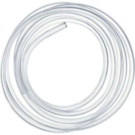 Tuyau Transparent de Pression 3 mètres, 10 × 12mm Tuyauterie Flexible Tube de PVC (1/4)