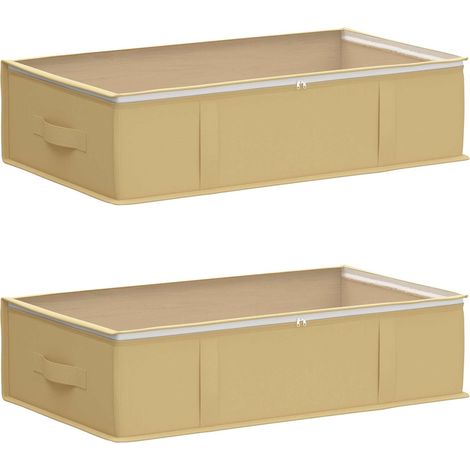 Caja de almacenamiento con ventana superior transparente 2 uds. vidaXL
