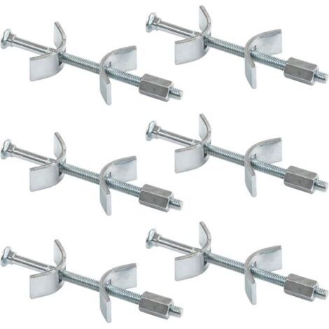 Raccord Plan de Travail - Connecteur de Meubles, 100 mm 6 pcs. - Joint Plan de Travail Cuisine - Vis Assemblage Meuble – Ferrure d'Assemblage - Solution Sûre et Stable (1/3)