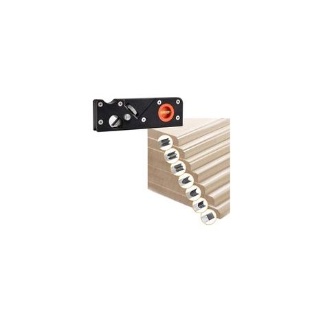 Meuleuse d’angle 45° pour bois – Outil manuel de ponçage professionnel, 7 lames incluses, noir (1/5)