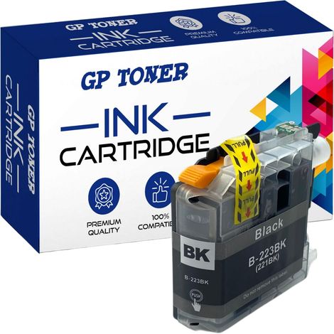 Cartouche d'encre pour Brother GP-B223XL BK (1/5)