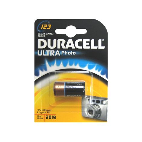 DURACELL BATTERIA AL LITIO CR123 CR123A CR17345 3V (1/10)