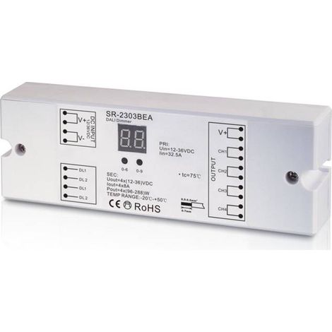 Dimmer Dali DC 12-36V 8A/Kanal (4 Kanäle)