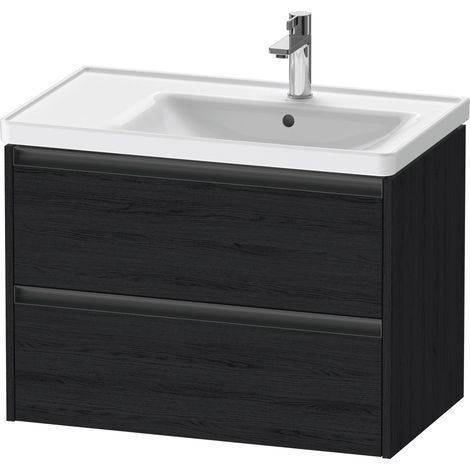 Duravit Ketho.2 bâti-support pour lavabo suspendu, 2 tiroirs,