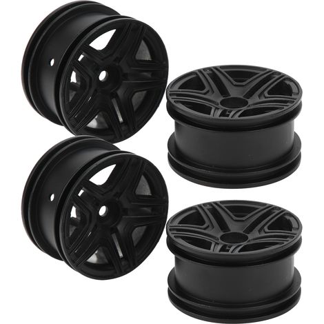 50mm 4 pièces moyeu en métal pour roue de voiture RC crawler MN86K 1/12 accessoires de rechange noirs (1/5)