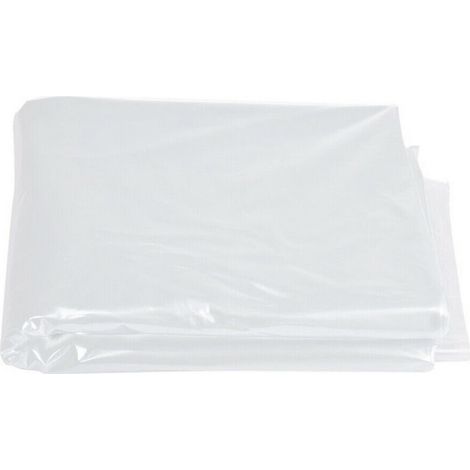 Film plastique transparent pour serre - Housse de jardin en polyéthylène adaptée aux plantes de serre pour protéger du vent, du gel et de la poussière. (1/4)
