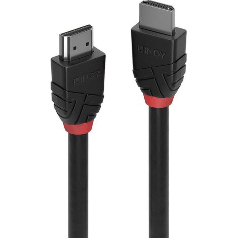 Câble de raccordement LINDY HDMI Fiche mâle HDMI-A 2.00 m noir 36772 8K UHD Câble HDMI (1/3)