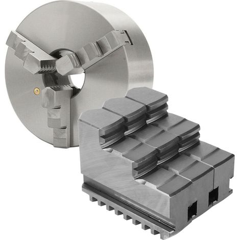 Lot de 3 mors internes en acier 20CrMnTi pour mandrin de tour/machine CNC, compatibles avec le modèle K11-200 de 8 pouces. (1/5)
