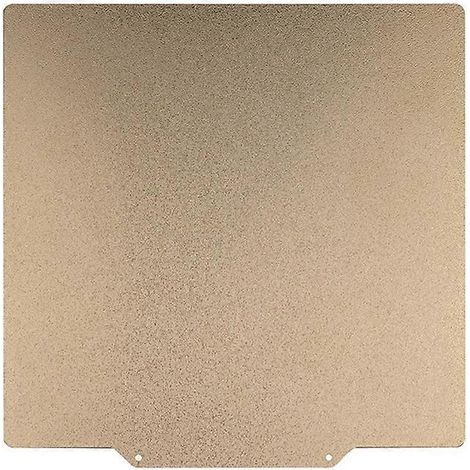 Tôle d'acier Pei à revêtement en poudre double face pour impression 3D, surface carrée - 220 mm (1/5)