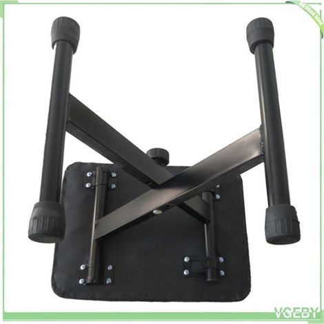Tabouret pliant de tatouage - FAFEICY - Portable - Réglable en hauteur - Antidérapant - Cuir PU (1/5)