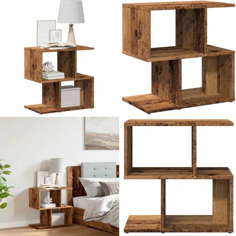 vidaXL Nachttisch Altholz-Optik 50x30x51,5 cm Holzwerkstoff (1/5)