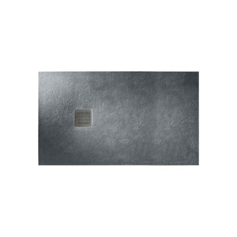 Roca – Receveur de douche à carreler 140x90 cm extra plat – Antidérapant STONEX® – Vidage inclus 90 mm – Installation encastrée