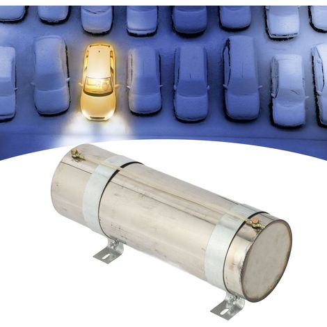 Accessoires pour chauffage de stationnement, réservoir de carburant cylindrique en acier inoxydable de 10 L, chauffage de stationnement à carburant, réservoir de carburant avec bouchon (surdimensionné (1/5)