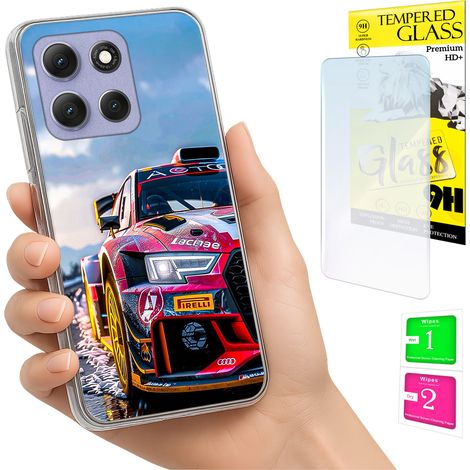 Funda para Motorola Moto G86 Power, carcasa trasera con foto y cristal 9H. (1/5)