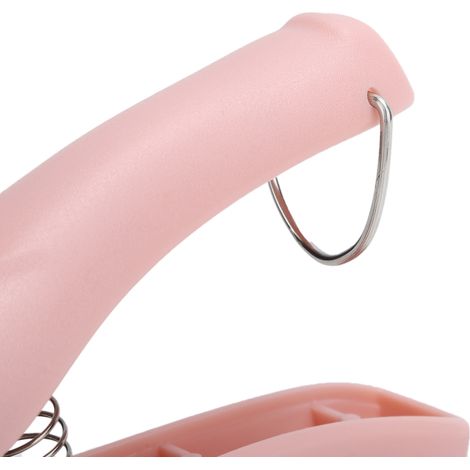 Schüsselzange aus Edelstahl mit Hitzeschutz und rutschfester Oberfläche für Herdplatten, Küchenaccessoire (rosa) (1/5)