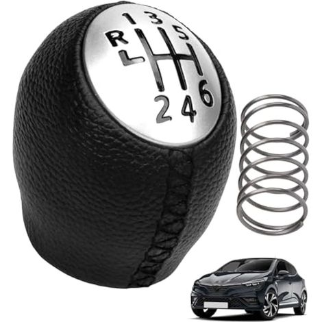 Pommeau Levier De Vitesses À 6 Rapports Avec Ressort De Rappel Applicable Renault Clio 328650005r Vitesses Pommeau Vitesse De Remplacement Adapté Renault Scenic Megane III Fourniture Ressorts (1/5)