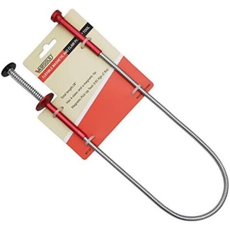Pince à griffes flexible avec tige magnétique, 71 cm, 2 en 1, pince 4 doigts, prise ferme - (1/5)