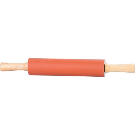 Walze MagicHome, für Teig, Silikon mit Holzgriffen, 41,5 cm