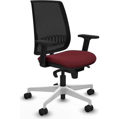 Chaise ergonomique piqueras y crespo Alares noir mousse injectée (1/2)