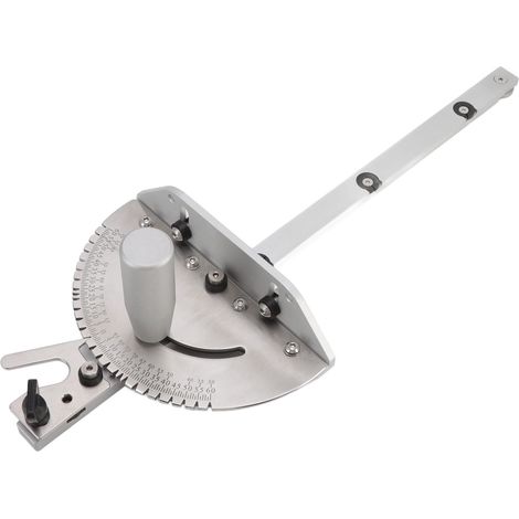 Jauge d'onglet en aluminium haute précision pour scie sur table, durable et résistante à l'usure pour le travail du bois
