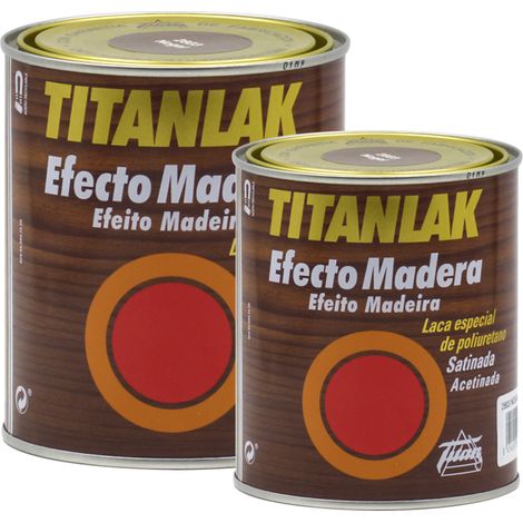 -CAHERSA- PINTURA TITANLAK EFECT. MADERA ROBLE 375 ML TITAN