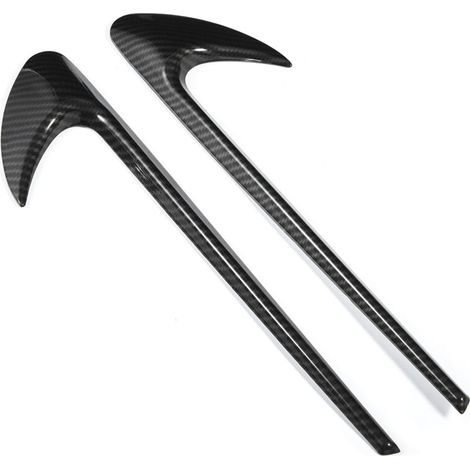 Autocollants décoratifs pour ailes de voiture Zoternen, style fibre de carbone, adaptés à la classe Mercedes Benz C E S CLS W205 W213 (1/5)