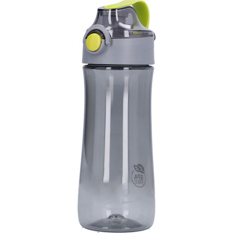 440-ml-Sportflasche mit Deckel, großes Fassungsvermögen, durchsichtige Wasserflasche für Wandern und Fitness (1/5)