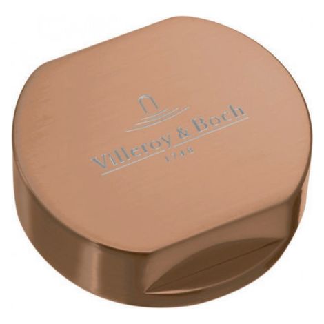 Bouton pour mécanisme 1 cuve, VILLEROY & BOCH en acier inoxydable finition bronze