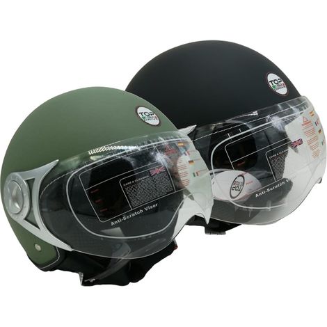 CASCO PER MOTO 'SIRIO MATT' verde - tg. L