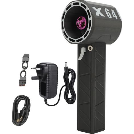 Ventilatore elettrico portatile da 64 mm con 11 pale, controllo della velocità continuo, motore brushless, batteria da 8000 mAh per la pulizia e lo sbrinamento dell'auto, 1255 g (1/4)