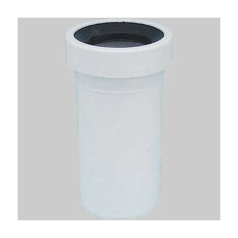 MANICOTTO WC DI PROLUNGAMENTO A INNESTO CON GUARNIZIONE  DM.110 x H.235 - 1 pezzi - Idroweb