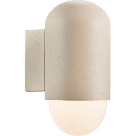 Applique murale HEKA Aluminium Sablé, H.21.6 - IP54 - E27 /Nordlux Extérieur (1/5)